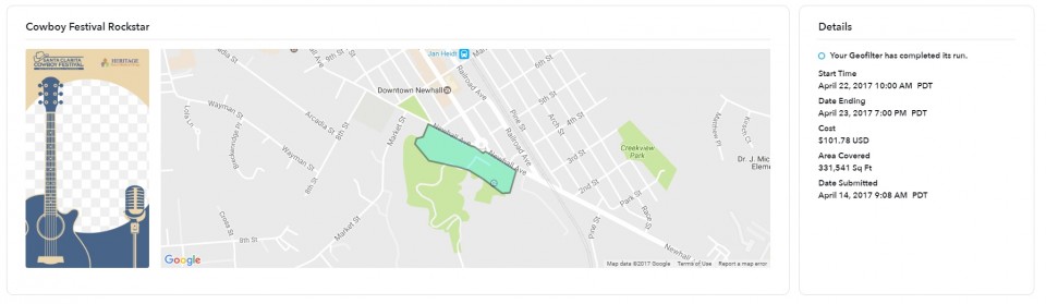 Geofilter Example Two